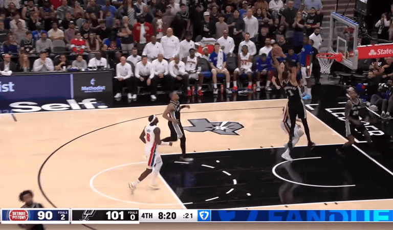 Wembanyama vient-il de claquer l&rsquo;action de l&rsquo;année ?