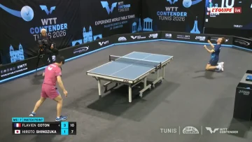 Flavien Coton remporte son premier titre WTT Contender