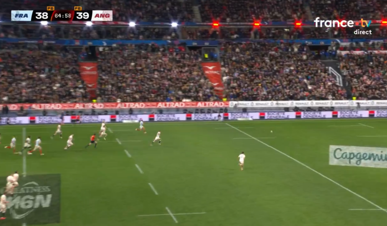 Rugby | Le sprint de 80 mètres supersonique de Louis Bielle-Biarrey !