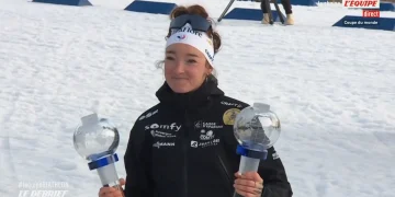 Lou Jeanmonnot remporte des globes de cristal