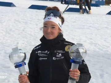 Lou Jeanmonnot remporte des globes de cristal