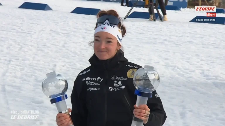 Lou Jeanmonnot remporte des globes de cristal