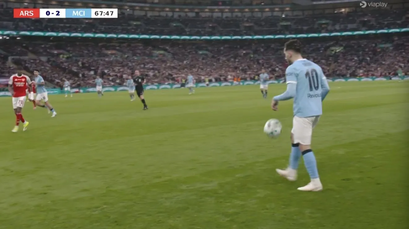 Rayan Cherki jongle en pleine finale contre Arsenal ! [VIDEO]