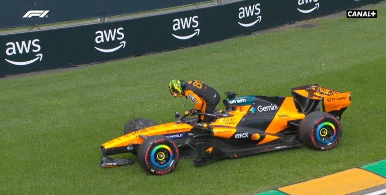 Oscar Piastri accident GP Australie