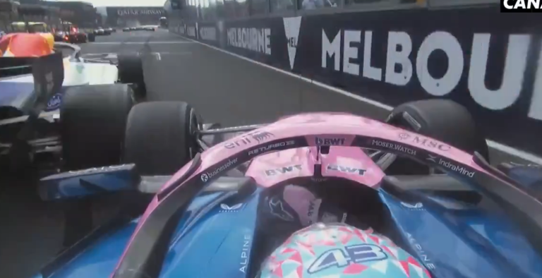 Colapinto évite le crash de son alpine