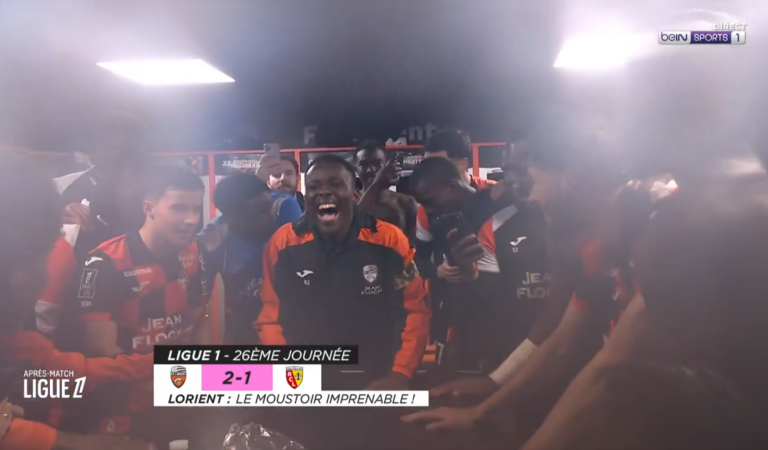 « On les a chicotés » : le chambrage légendaire des Lorientais face à Lens