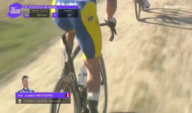 Cyclisme | Il perd sa selle en pleine course, sa réaction fait le tour du monde