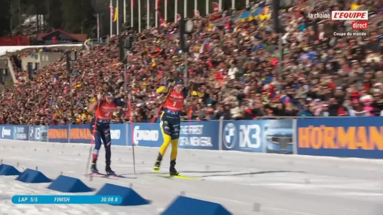 Julia Simon perd un sprint face à Hanna Oeberg