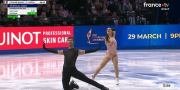 Guillaume Cizeron aux Mondiaux de patinage artistique