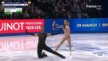 Guillaume Cizeron aux Mondiaux de patinage artistique