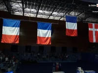 Trois drapeaux français sur le podium de l'Euro de badminton