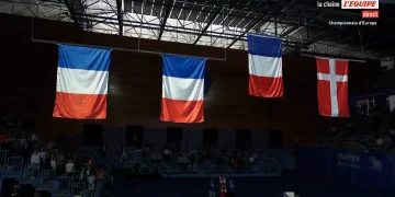 Trois drapeaux français sur le podium de l'Euro de badminton