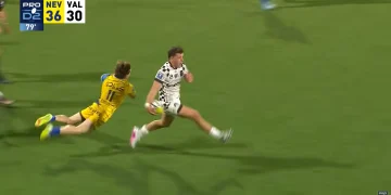 Un essai de 100m dans la dernière minute