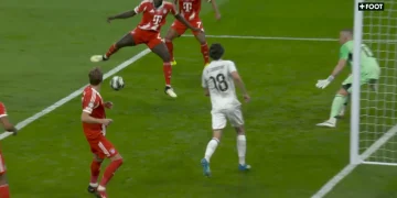 Dayot Upamecano réalise un loupé