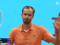 Daniil Medvedev a eu du bol sur sa balle de match