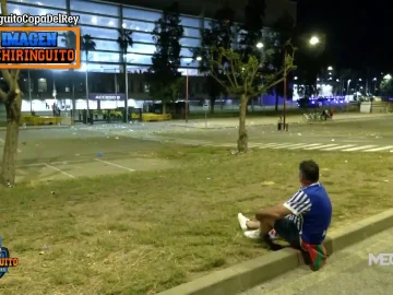 Un fan de la Real Sociedad a raté la finale de son équipe