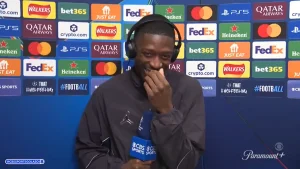 Ousmane Dembélé fait admirer sa non maîtrise de l'anglais