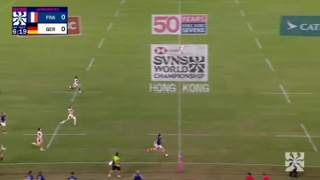 Essai de 100 mètres au rugby à 7