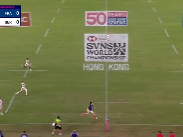 Essai de 100 mètres au rugby à 7