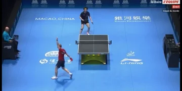 Félix Lebrun perd pour la 7e fois contre Wang Chuqin