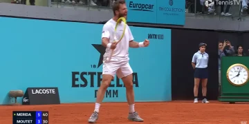 Corentin Moutet assure le show à Madrid