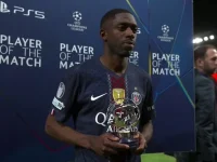 Ousmane Dembélé élu joueur de la semaine en Ligue des Champions