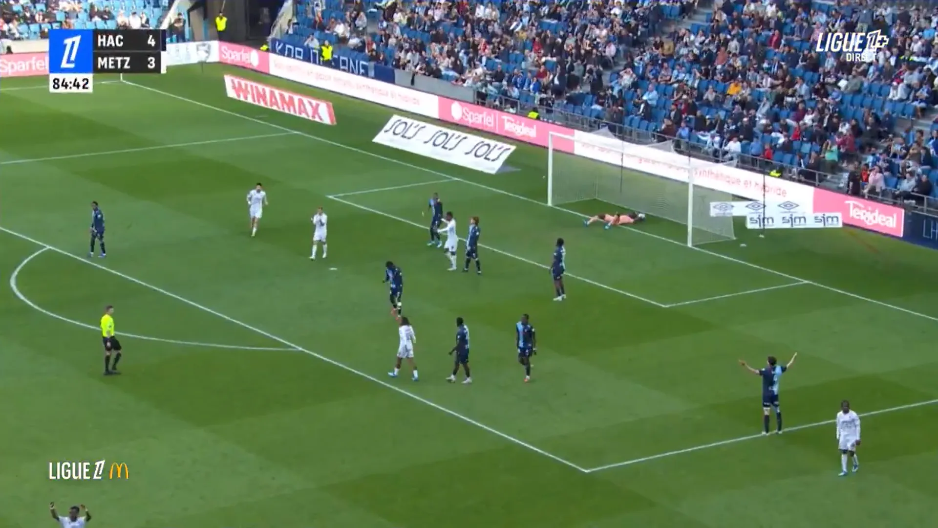 Football | Le scénario hors du commun entre Le Havre et Metz, avec 8 buts