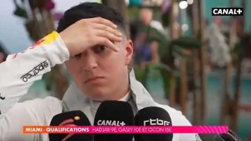 Isack Hadjar passe de la 9e à la dernière place