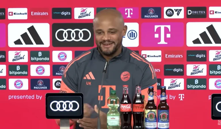 L&rsquo;endroit improbable où a été oublié le trophée de Bundesliga par Kompany