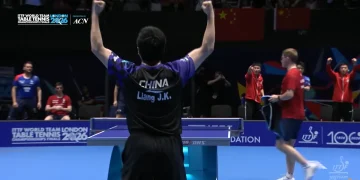 Alexis Lebrun évite la victoire de justesse face à la Chine