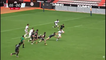 Essai de 100 mètres des espoirs du Stade toulousain