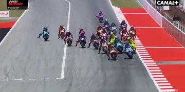 Johann Zarco n'avait pas le temps au départ