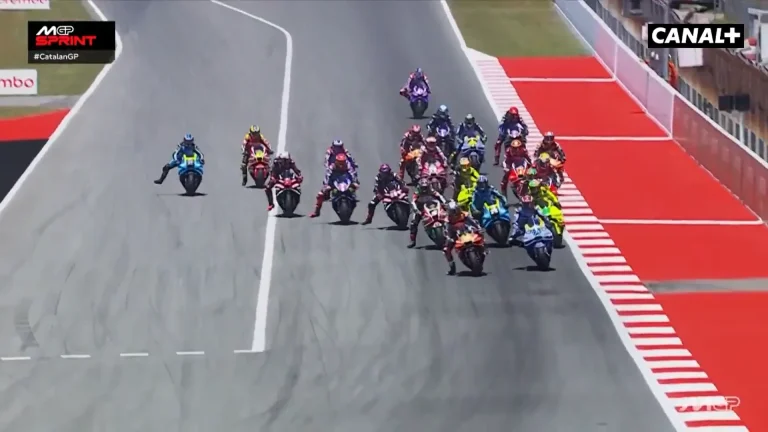 Johann Zarco n'avait pas le temps au départ