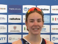 Cassandre Beaugrand remporte sa première course de la saison en triathlon