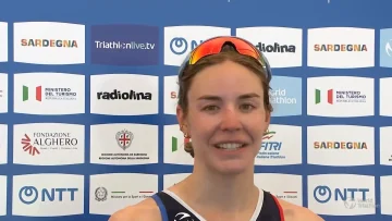 Cassandre Beaugrand remporte sa première course de la saison en triathlon