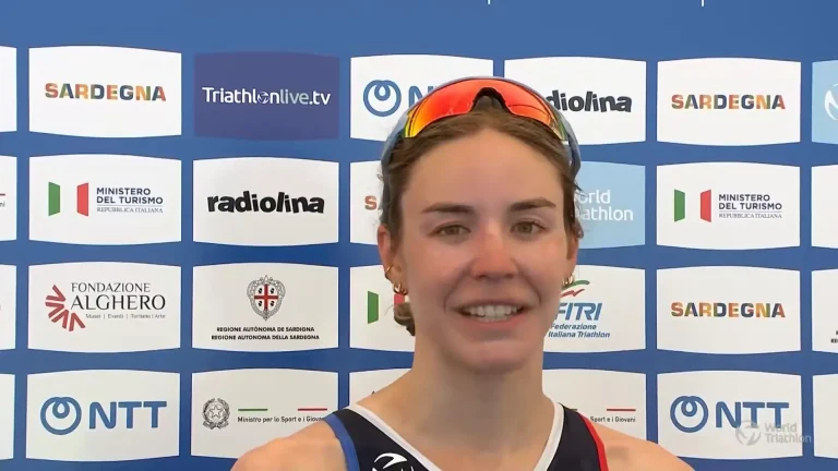 Cassandre Beaugrand remporte sa première course de la saison en triathlon