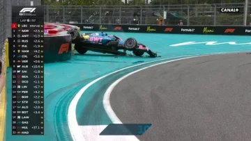 Pierre Gasly a dû manœuvrer pour trouver une place à Miami