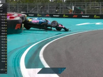 Pierre Gasly a dû manœuvrer pour trouver une place à Miami