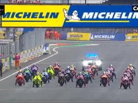 Fabio Quartararo n'avait pas le temps au départ du GP de France de Moto