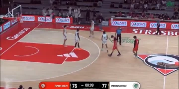 Scène insolite au basket