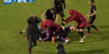 Rouen élimine Fleury-Mérogis de la course en Ligue 2