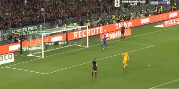Saint-Etienne a remporté une séance de tirs au but folle