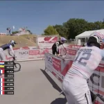 Joli tir groupé des Français au BMX