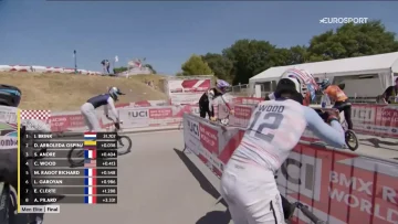 Joli tir groupé des Français au BMX