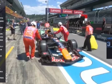 Max Verstappen au GP d'Autriche