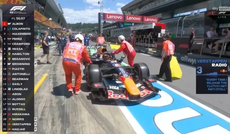 Les 10 minutes chaotiques de Verstappen et Red Bull en Autriche