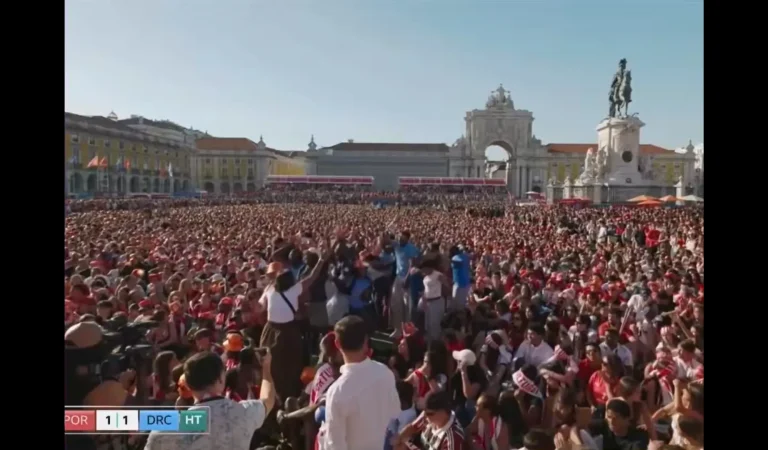 Coupe du monde | La réaction légendaire d&rsquo;un groupe de Congolais dans une fan zone au Portugal