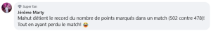 Commentaire Facebook