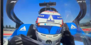 Alex Albon a subi une tuile particulière