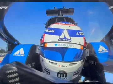 Alex Albon a subi une tuile particulière
